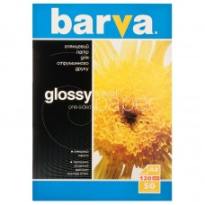 Фотобумага Barva, глянцевая, 120г/м2, A4, 50л (IP-C120-009)