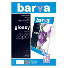 Фотобумага Barva, глянцевая, 230г/м2, A4, 20л (IP-C230-171)