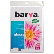 Фотобумага Barva Economy Series, глянцевая, 200г/м2, A4, 20л (IP-CE200-211)