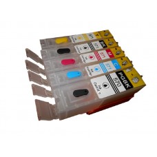 Комплект ПЗК Canon Pixma MG5750 / MG6850 с  чернилами 5 * 100 грамм