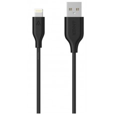 Кабель Anker PowerLine USB - Lightning V3 0.9m, Black (A8111H12), артикул A8111H12 , производитель 