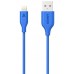 Кабель Anker PowerLine USB - Lightning V3 0.9m, Blue (A8111H31), артикул A8111H31 , производитель 