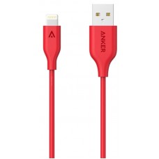 Кабель Anker PowerLine USB - Lightning V3 0.9m, Red (A8111H91), артикул A8111H91 , производитель 