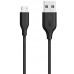 Кабель Anker PowerLine USB - MicroUSB V3 0.9m, Black (A8132H12), артикул A8132H12 , производитель 