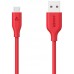Кабель Anker PowerLine USB - MicroUSB V3 0.9m, Red (A8132H91), артикул A8132H91 , производитель 