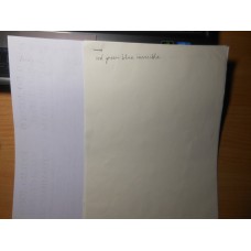 Не светящаяся в УФ бумага 105g/m A4 297mm x 210mm для офсетной и струйной печати