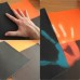  Термохромная ткань, цвет Черный на Оранжевый, 1 метр, артикул  FABRIC_TEMP_ BLACK_ORANGE_1M (Ткань меняющая цвет от прикосновения), производитель HEAT Reactive 