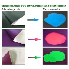  Термохромная ткань (PU) Red to yellow #43,  1 м2