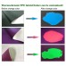  Термохромная ткань (PU) Black to green #51,  1 м2, артикул FABRIC_TEMP_ BG51_1M (Ткань меняющая цвет от прикосновения), производитель CHINA